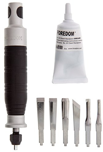 Tools & More Foredom H.50C Kit de burin électrique avec 6 burins pour sculpture sur bois (E 11) Modèle :