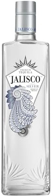 Tequila Jalisco Silver – Blanco aus Mexiko, 80% Agave, dreifach destilliert, farblos abgefüllt, ideal für Margarita, Paloma und Tequila Sunrise, 700 ml