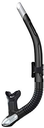Mares Erwachsene Schnorchel Ergo Flex, Black, 411482BKSA