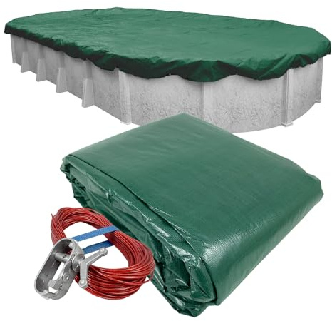 Robelle 371224-4 Bâche d'hiver pour Piscine Hors Sol Supreme 3,7 x 7,3 m