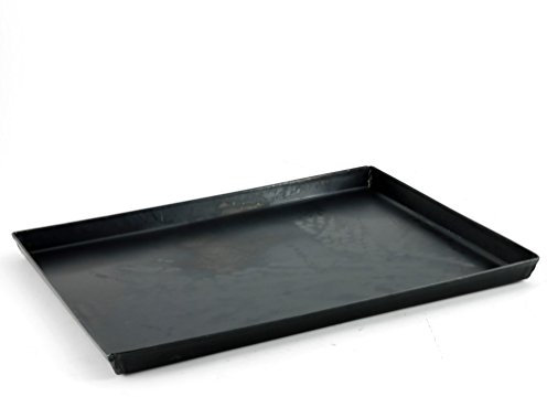 Pentole Agnelli Pasticceria e Pizza Teglia Rettangolare in Lamiera Blu, Blu, 45 x 35 cm