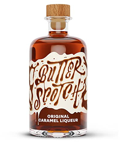 Butterscotch Karamell Likör I Original Caramel Liqueur 20% Vol. (1 x 0.5 l) I Vegan
