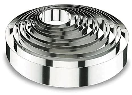 Lacor-68418-ROUND Cake Ring 18x4 CM.- STNLS