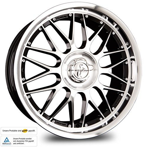 KESKIN KT4 BLACK FRONT POLISH 9,5x19 ET30 5.00x100.00 Hub Hole 72.60 mm - Alu felgen