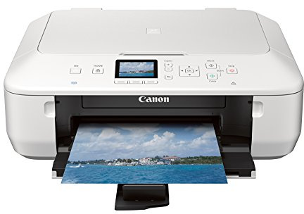 Canon PIXMA MG5520 Wireless All-In-One Color Photo Printer with Scanner, Copier and Auto Duplex Printing, White (Tablet Ready)