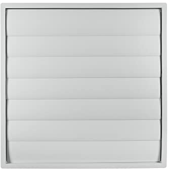 CasaFan VKS 25 - Selbstschließende Drosselklappe für Lüftungsanlagen, Abluftbetrieb, Grau / Silber / Titan, Kunststoff, Flansch-Flansch, 250 mm