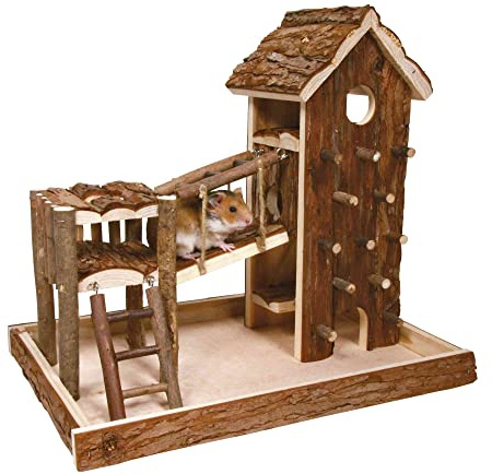 Trixie 61642 Natural Living Spielplatz Birger, 36 × 33 × 26 cm