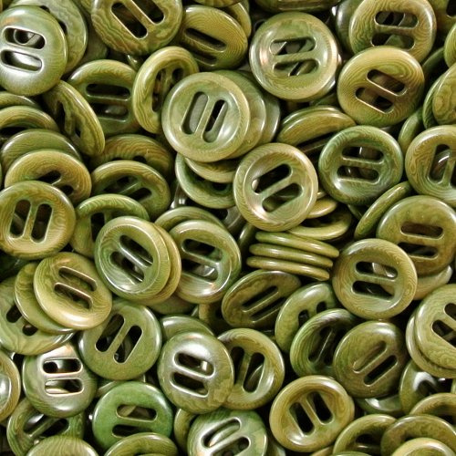 10er Set Steinnussknöpfe mit Schlitzen/Naturmaterial/Ø 20mm / in 3 hübschen Farben verfügbar