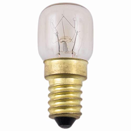Müller Licht Birnenformlampe Backofen 300 Grad Celsius E14 230 Volt 25 Watt klar