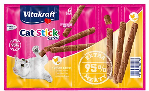 Vitakraft Katzensnack Cat Stick Geflügel und Leber 1x 6 St
