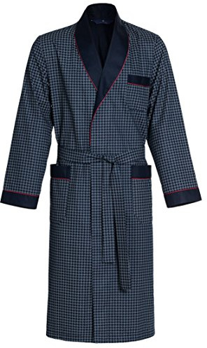 Herren Morgenmantel Revise Guido RE-504 / Elegant / 100% Baumwolle