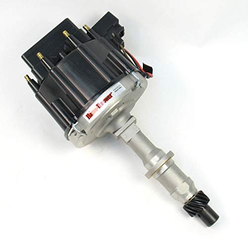 Pertronix D1270 Flame-Thrower Race Distributor HEI mit schwarzer Kappe für Pontiac V8