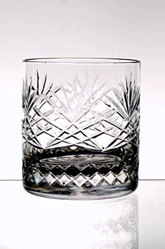 ZAW Set 6 Kristall Whiskygläser Kristallgläser Wassergläser Whisky Bleikristall 24% Tumbler