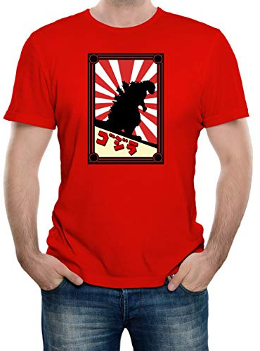 Japanese Monster T-Shirt Mens Retro Japan Anime Graphic Tee | Vintage Style Gift | Reality Glitch
