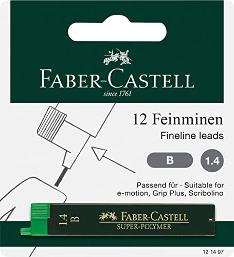 Faber-Castell - Mine 1,4 mm (confezione da 2 pezzi)