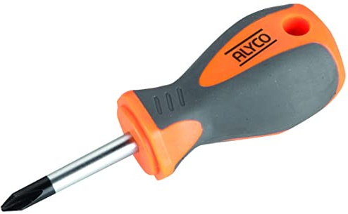 ALYCO 170428 - Destornillador serie corta boca phillips PH1 x 38 mm High Resistace