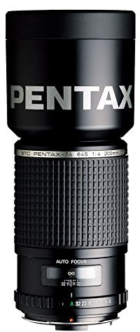 Pentax smc FA 645 200mm F4 (If) Objectif Noir
