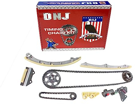 DNJ TK227 Timing Chain Kit for 2002-2011 Acura, Honda Accord, CR-V, Element 2.4L L4 16V DOHC 2354cc