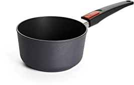 WOLL – Diamond Lite Stieltopf Ø 18 cm, 2,0 Liter mit abnehmbarem Stiel – Antihafttopf aus Aluminiumguss, backofenfest, für Ceran, Gas, Elektro & Halogen – Stieltopf – Kochtopf