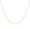 Rose Gold Dipped Sterling Silver Fine Diamond Cut 18 Inch Chain