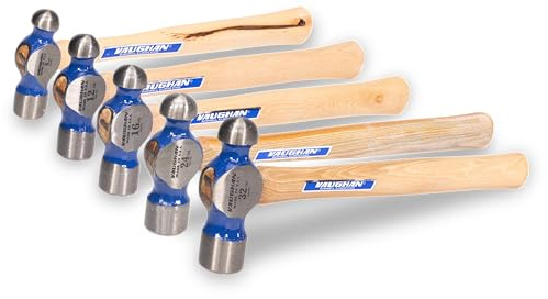 VAUGHAN Ball Pein Hammer Set, 5 Piece, Striking Tool, Assembled in the USA