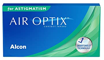 Air Optix for Astigmatism Monatslinsen weich, 6 Stück, BC 8.7 mm, DIA 14.5 mm, CYL -0.75, ACHSE 180, -3.5 Dioptrien