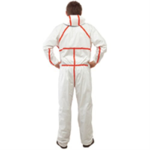 3M Schutzanzug 4565XL, Typ 4/5/6, Gr. XL, weiss+rot