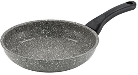 Barazzoni Monolitica Padella, Rivestimento Interno in Marmotech Plus a 6 Strati Effetto Pietra, Diametro cm 32, Litri 3.7. Made in Italy.