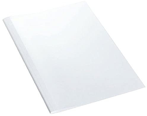 Leitz 177160 Thermobindemappe Standard, A4, Rückenbreite 4 mm, 100 Stück, weiß