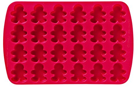 Wilton - Molde para Galletas de Jengibre (Silicona, 24 Huecos)