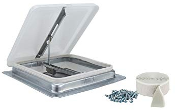 HENG’S INDUSTRIES 14 RV Roof Vent Kit w/Butyl Tape | White | #71111-C | RV Vent Replacement