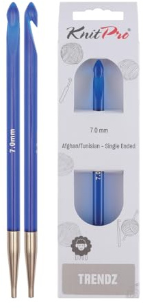 KnitPro Trendz Afghanische/Tunesische Häkelnadel | 7mm