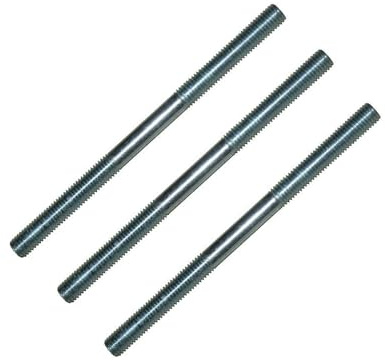 FKAnhängerteile 3 Stück Gewindestange M6 Rechts - Links Gewinde 160 mm