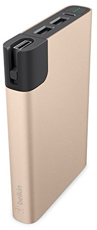Belkin f8 m993btgry Mixit Premium External Battery 10000 mAh 3.4 Amps + Lightning Cable and Micro USB Cable 8 cm 8 cm Grey
