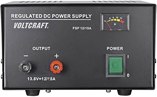 VOLTCRAFT Tensión Fija Fuente de Alimentación de Laboratorio FSP-11312 13.8 V/DC 12 A 165 W Nbr. de Salidas 1 x