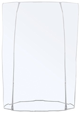GERSO Transparente Abdeckhaube für Konfektionsständer - Doppel-Reißverschluss Länge 120/150/180cm (120cm)