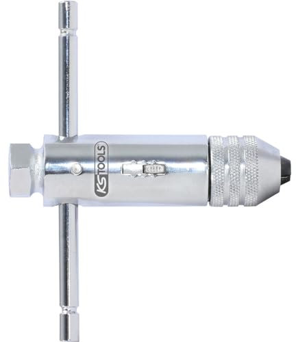 KS TOOLS 331.0665 Porte taraud réversible à cliquet M5-12 Gris