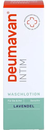DEUMAVAN - Intim Waschlotion Lavendel. Zur täglichen Reinigung des empfindlichen äußeren Intim- und Analbereichs. Für Frauen und Männer. Ideal auch zur Intimrasur. Mit Lavendel (1x200 ml Flakon)