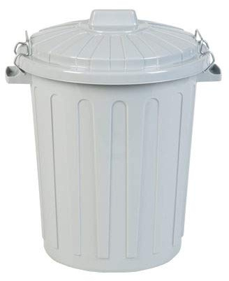 Curver Futtertonne mit Deckel 45 l hellgrau
