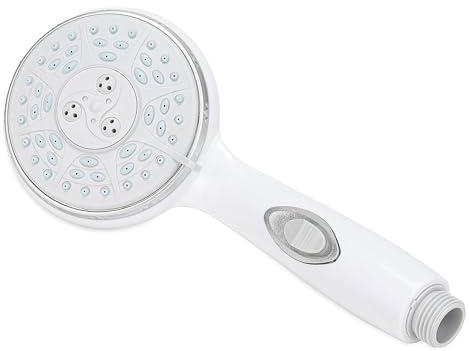 Camco Pommeau de Douche pour Camping-Car et Camping-Car – Dispose d'un Interrupteur Marche/arrêt Pratique et de 5 Modes de pulvérisation différents – Conçu pour Conserver l'eau Potable – Simple à