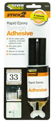 Everbuild S2rapex24 Adhesive, Rapid Epoxy, 24ml