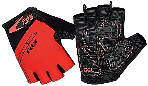 FDX Cycling Gloves for Men Women Half Finger Padded Bike Gloves | Reduce hand fatigue with enhanced shock absorption, breathable comfort and anti-slip control for smoother MTB and bike rides.