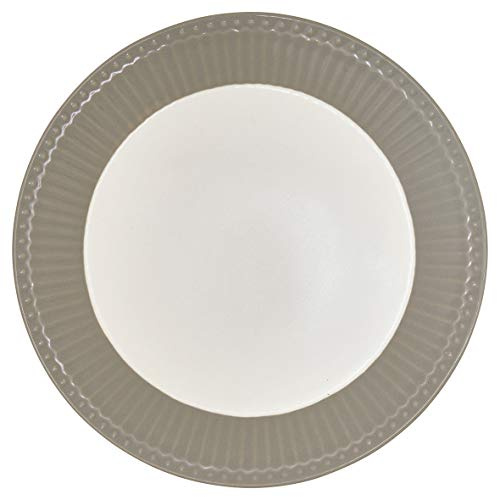 GreenGate Porzellan-Teller, Alice Warm Grey