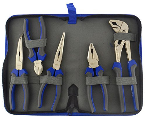 5pc Pliers Set Combination/Long Nose/Cutters/Waterpump plier AU050