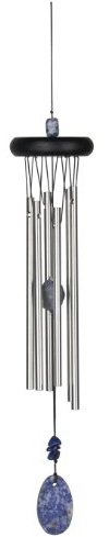 Woodstock Chimes Woodstock Chakra Chime - Lapis, Silber-Schwarz