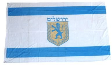 Fahne/Flagge Israel - Jerusalem 90 x 150 cm