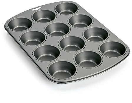 Original Kaiser Moule à Muffins Gourmet pour 12 Muffins, Plaque à Muffins 38x27 cm, Taille Standard, revêtement antiadhésif, moules à Cupcakes, pour Recettes sucrées et salées