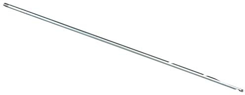 SEAC PR80, Asta Filettata in Acciaio per Pesca Subacquea Unisex Adulto, Grigio (Argento), Ø7.00 mm X 70 cm