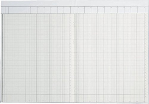 K+E Spaltenbücher /8611661-7116K40KL, blau, 16 Spalten, DIN A4, Inh.40 Blatt