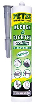 Karosserie & Dichtmasse grau (290 ml) von Petec aushärtend (94629)